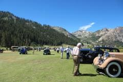 2011-08-18-Charlie-examinig-a-Rolls-on-the-judging-field-RROC-Annual-Meet-Lake-Tahoe